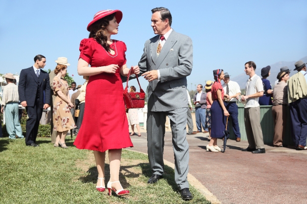 MARVEL'S AGENT CARTER - "The Lady in the Lake" - In the season premiere episode, "The Lady in the Lake," Peggy moves to the City of Angels to help Chief Daniel Sousa at the West Coast Strategic Scientific Reserve (SSR) investigate a bizarre homicide involving an alleged killer and Isodyne Energy, and reunites with some familiar faces. "Marvel's Agent Carter" returns for a second season of adventure and intrigue, starring Hayley Atwell in the titular role of the unstoppable agent for the SSR (Strategic Scientific Reserve), TUESDAY, JANUARY 19 (9:00-10:00 p.m. EST) on the ABC Television Network. (ABC/Patrick Wymore) HAYLEY ATWELL, CURRIE GRAHAM